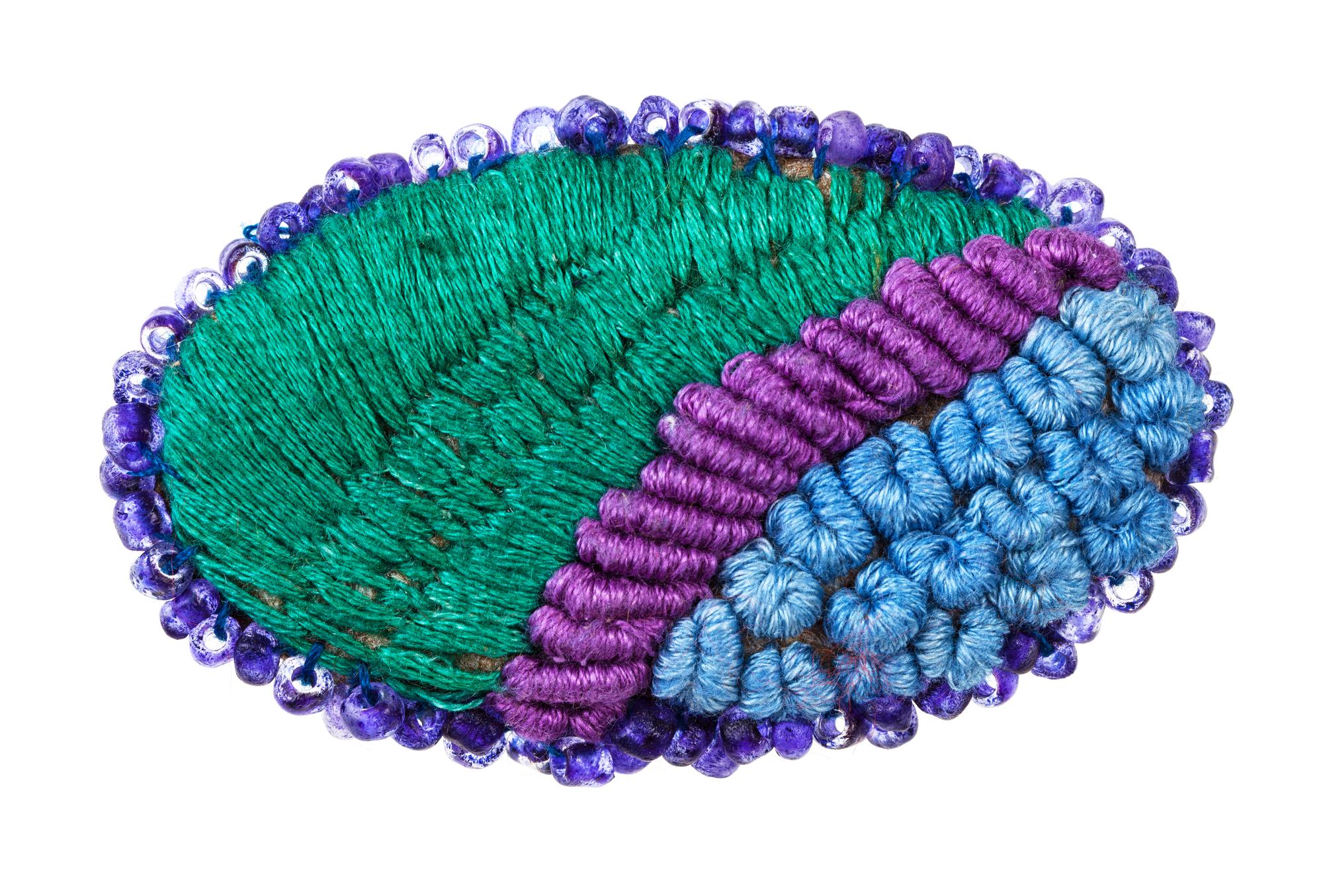 Composizione di patch ricamate